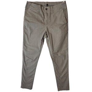American Eagle Men's 30X32 Grey Green Chino Pants‎ Casual Cotton Blend